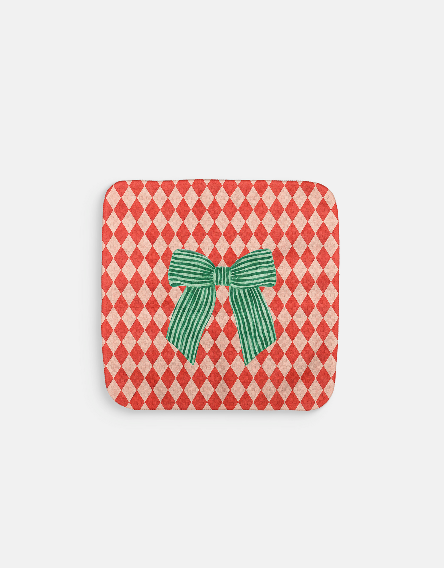 Bow Diamond Dishcloth