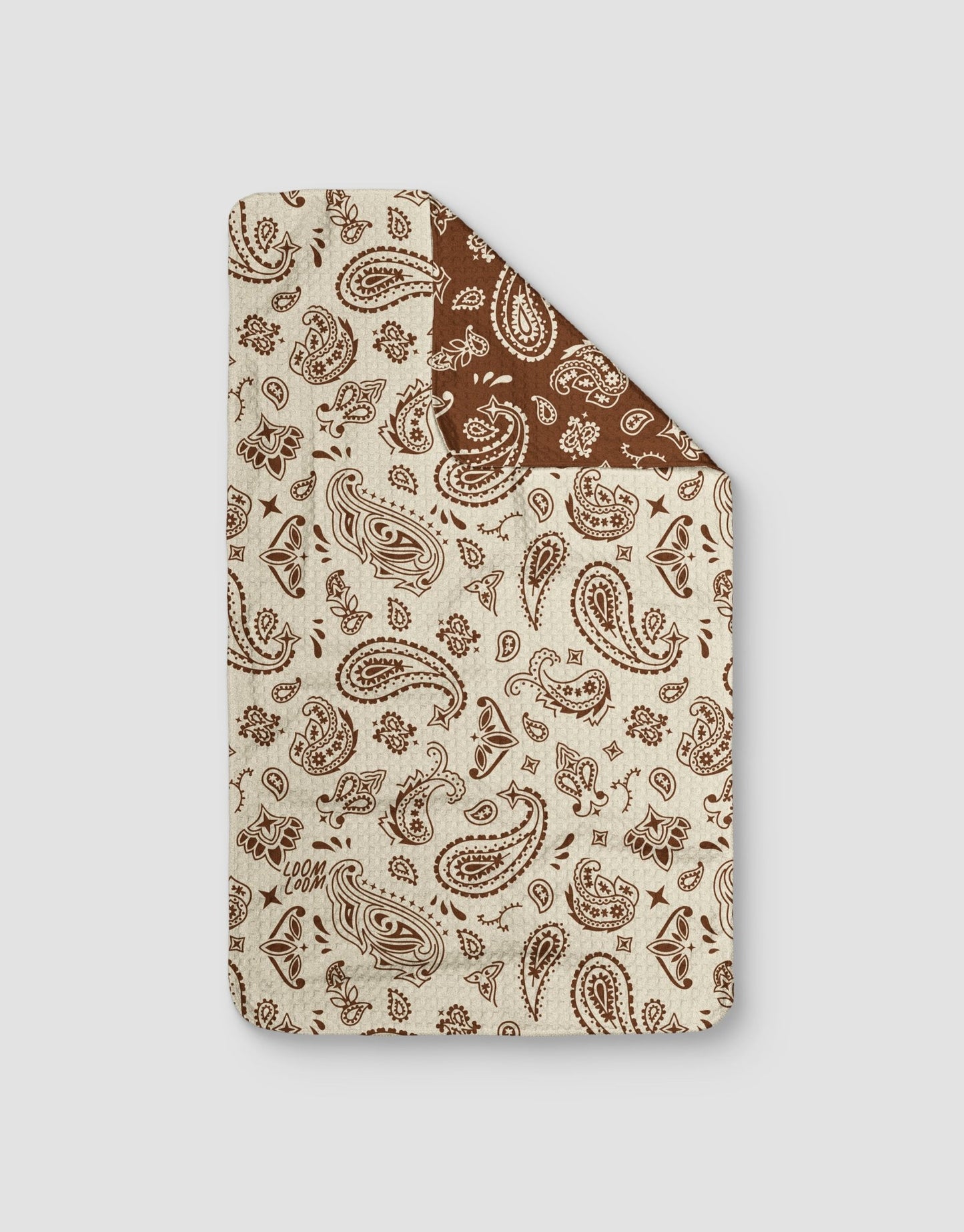 Brown Bandana Reversible - Loom Loom