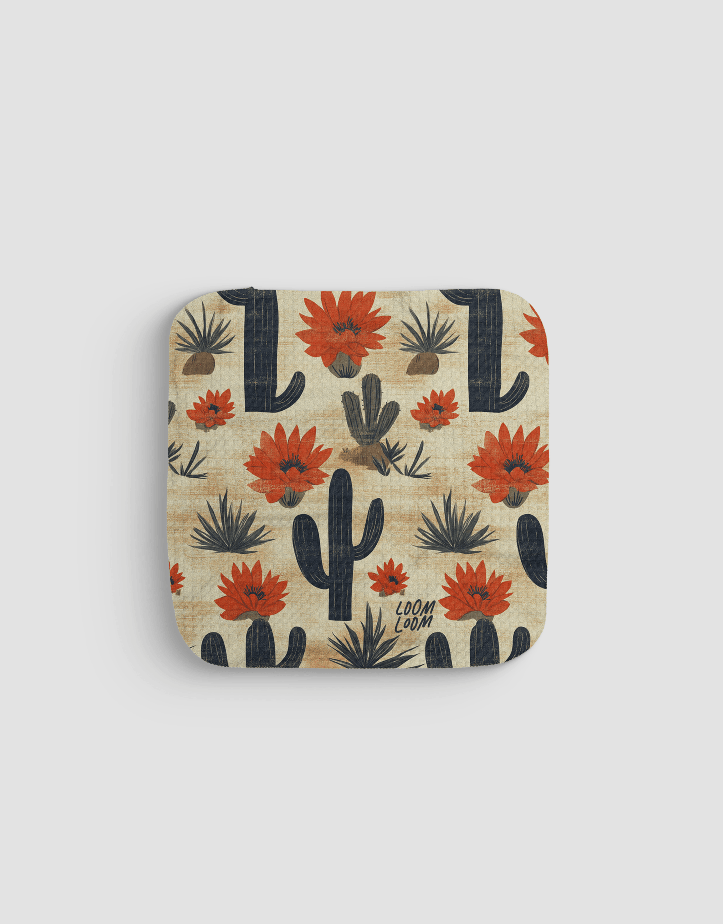 Cacti Desert Dishcloth - Loom Loom