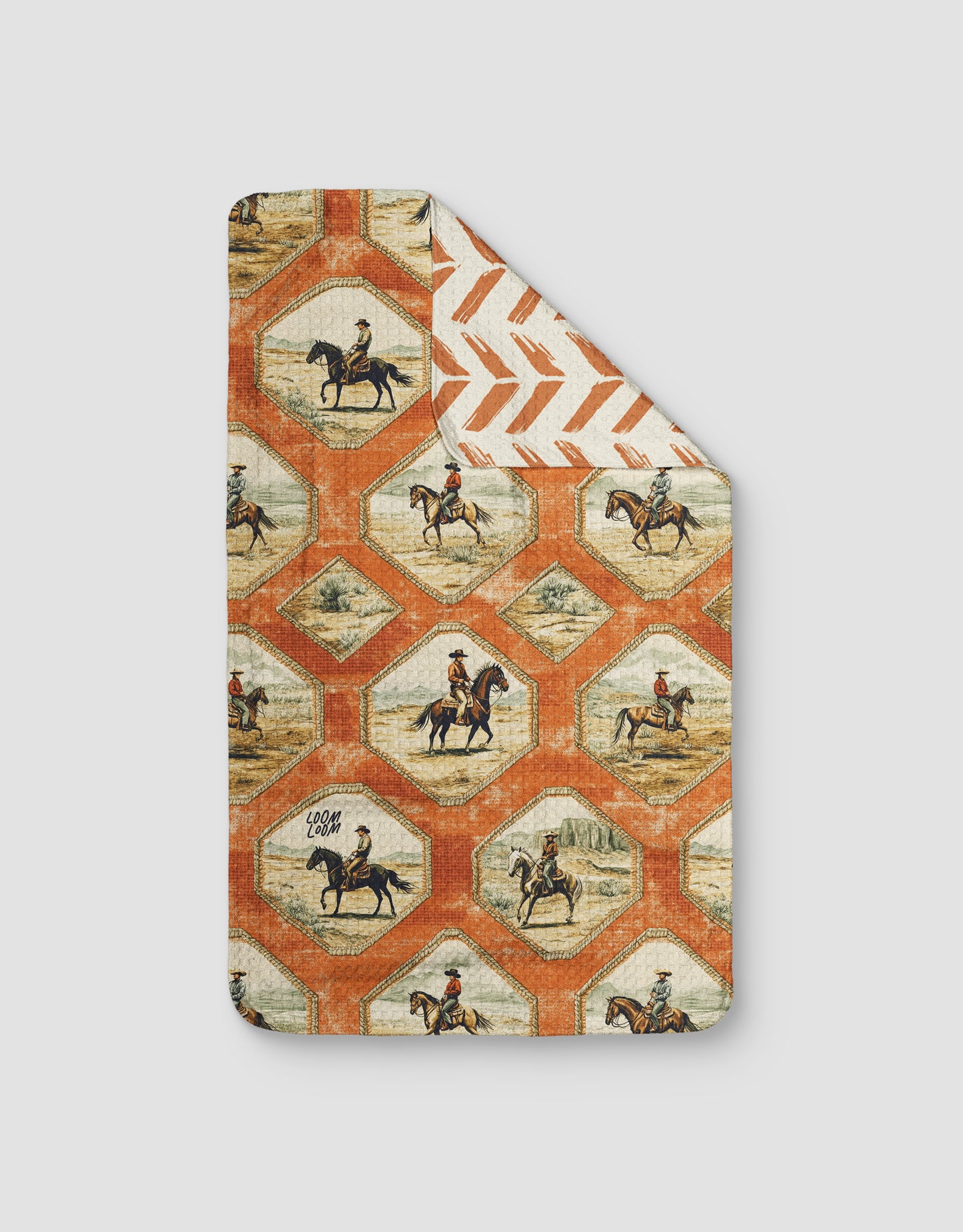 Cowboy Chevron Reversible