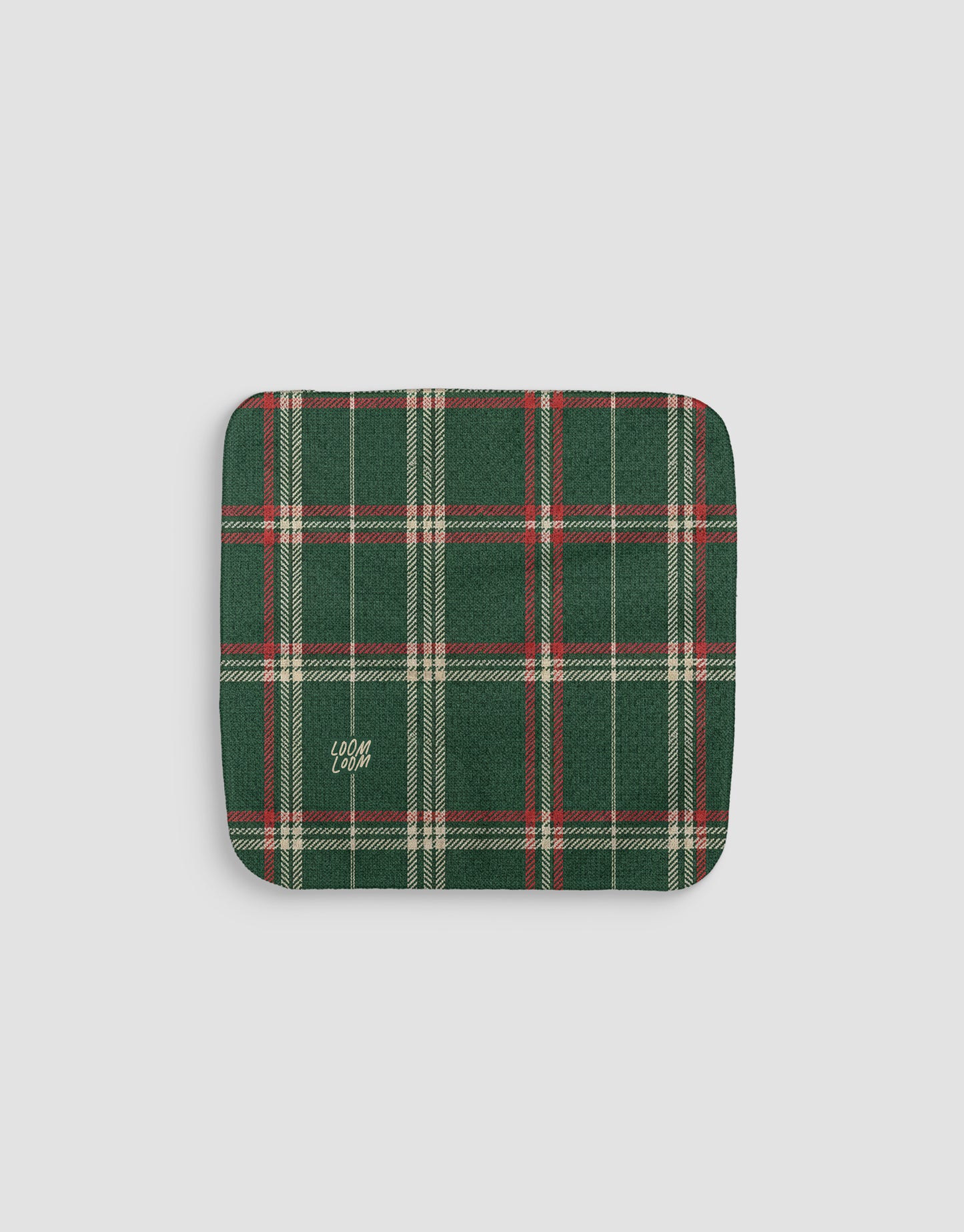 Holiday Plaid Dishcloth