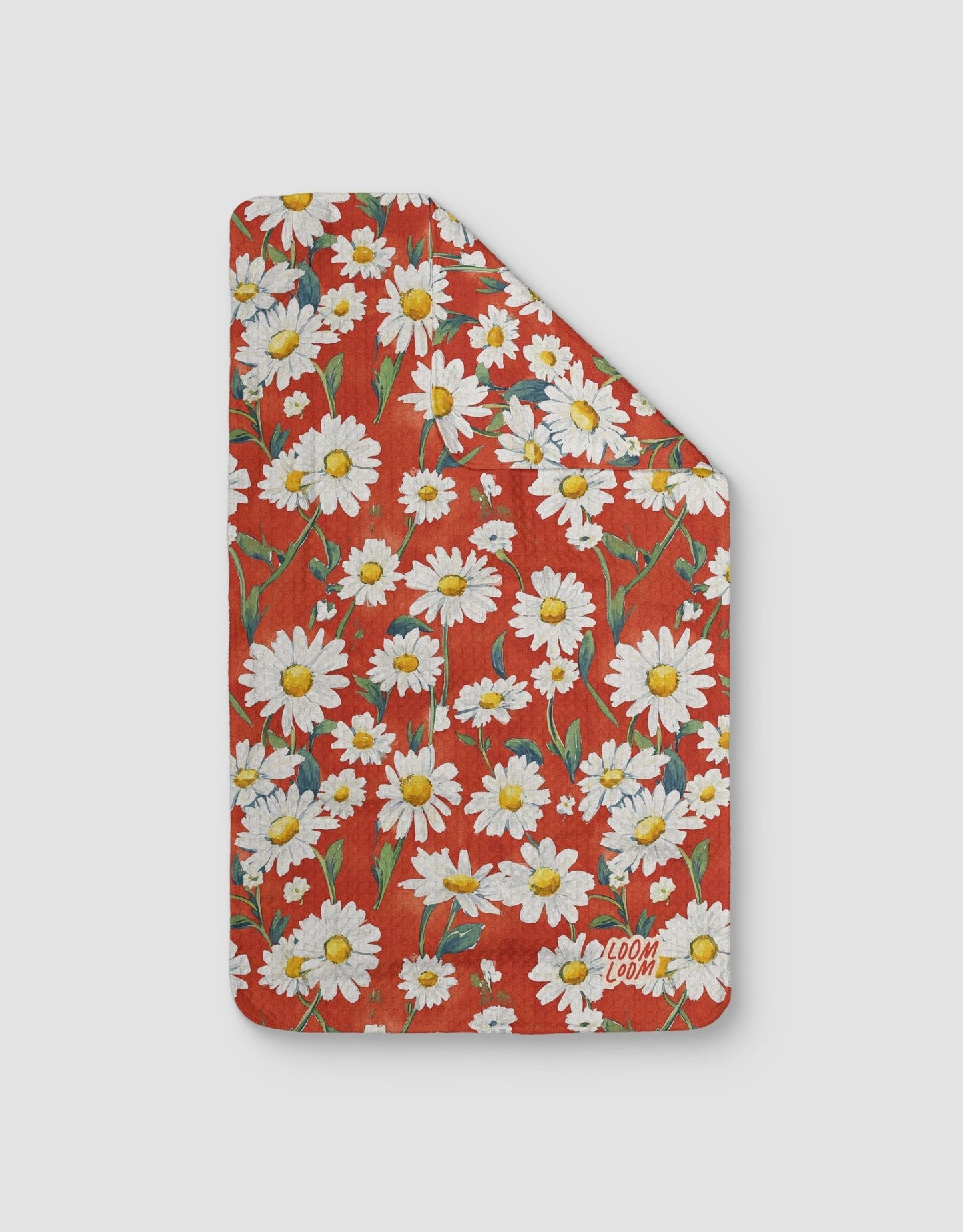 Daisies On Red - Loom Loom