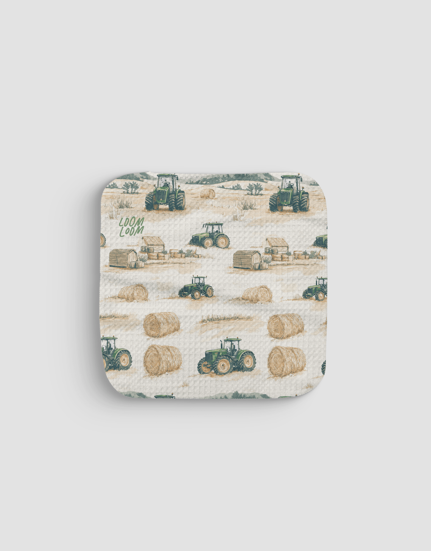 Deere Dishcloth - Loom Loom