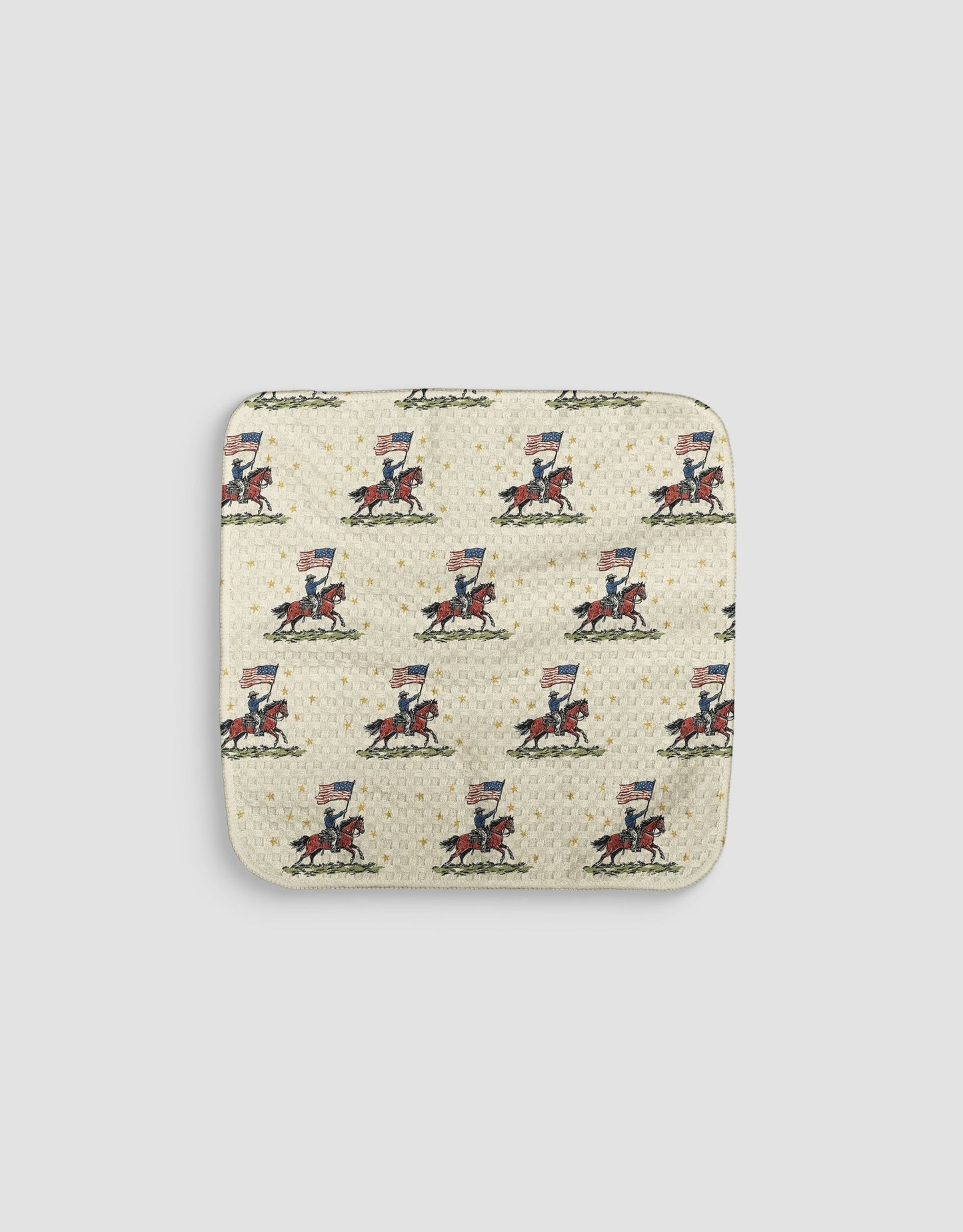 Flag Riders Dishcloth - Loom Loom