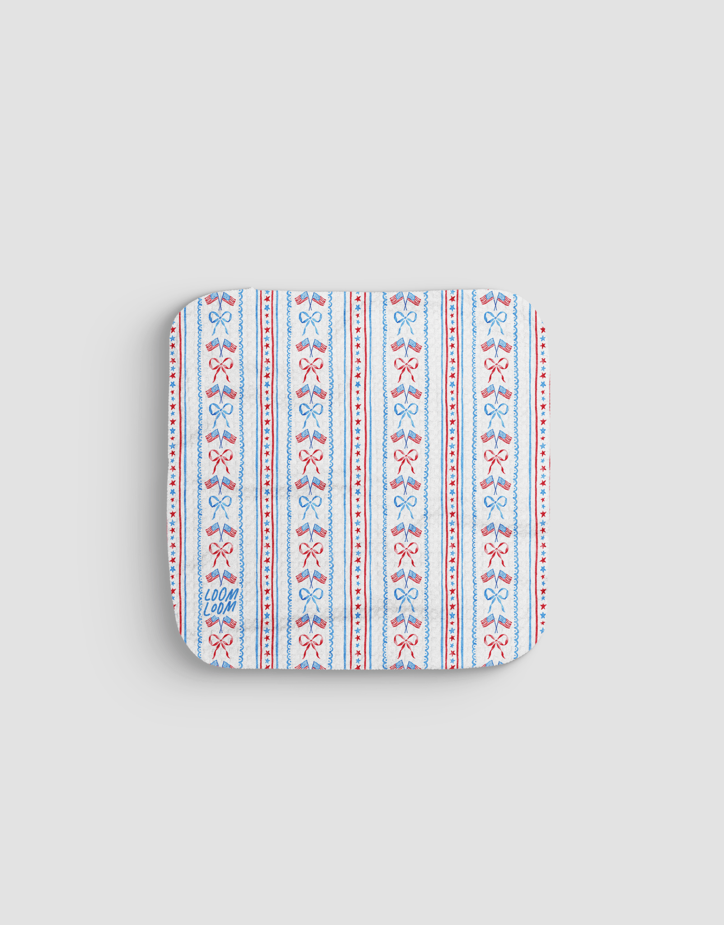 Flag Stripes Dishcloth - Loom Loom