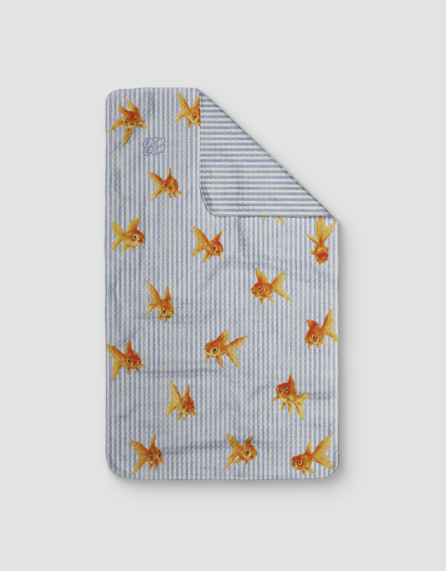 Gold Fishies Reversible - Loom Loom