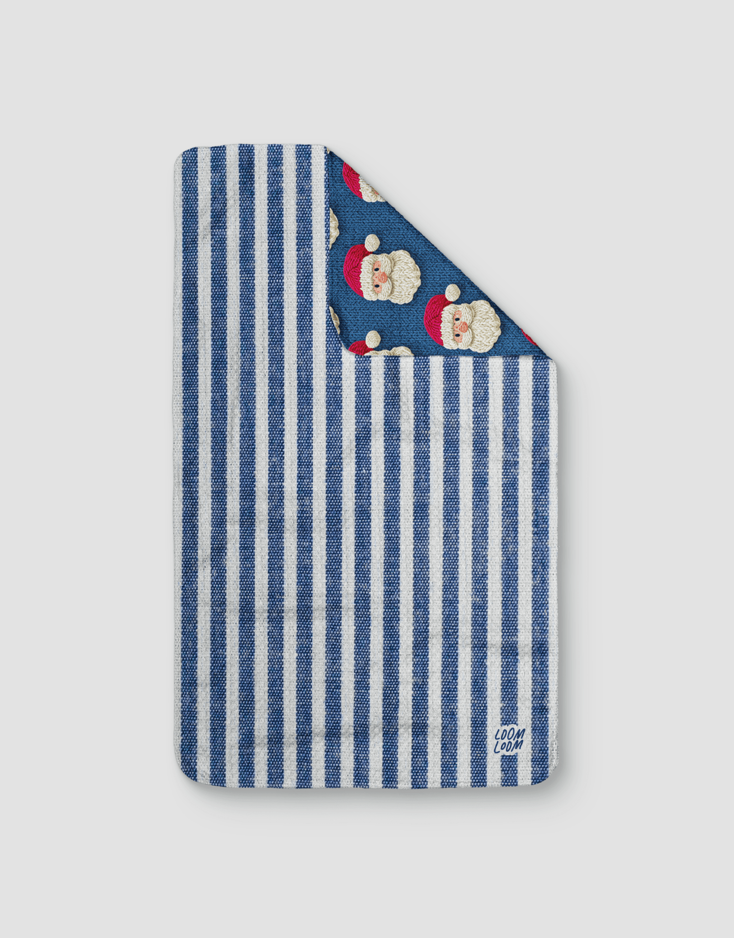 Knit Santas Navy Reversible - Loom Loom