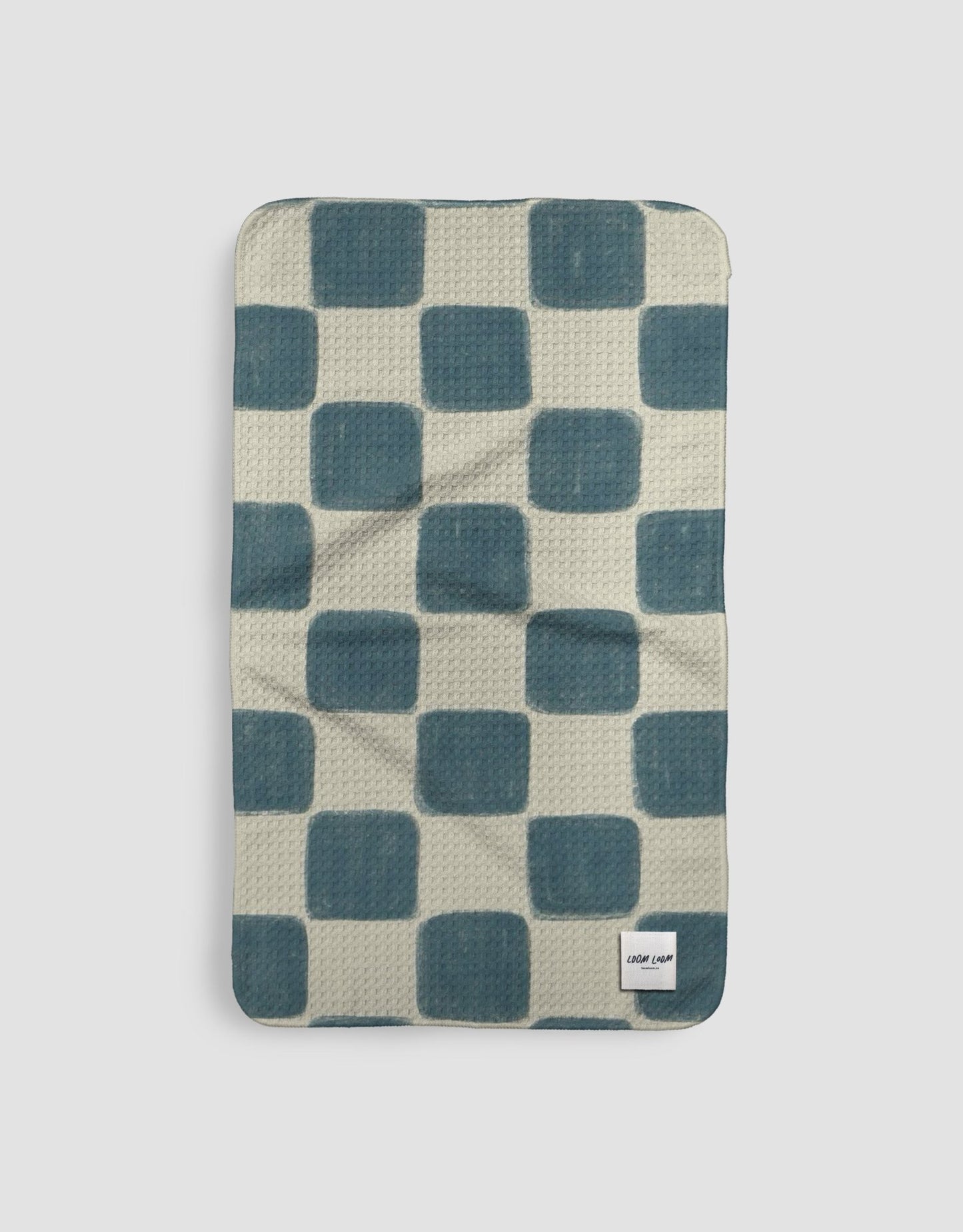 Navy Round Checkerboard - Loom Loom