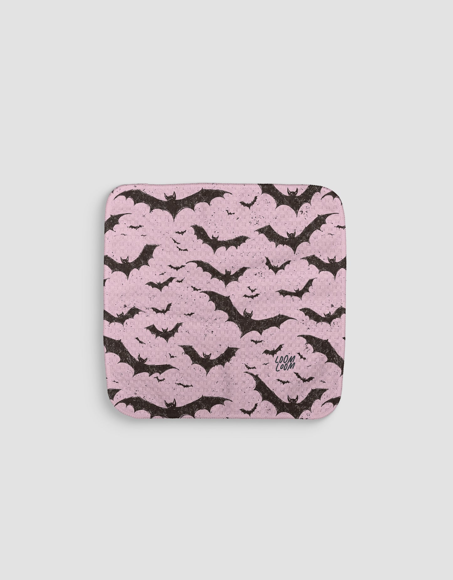 Pink Bats Dishcloth