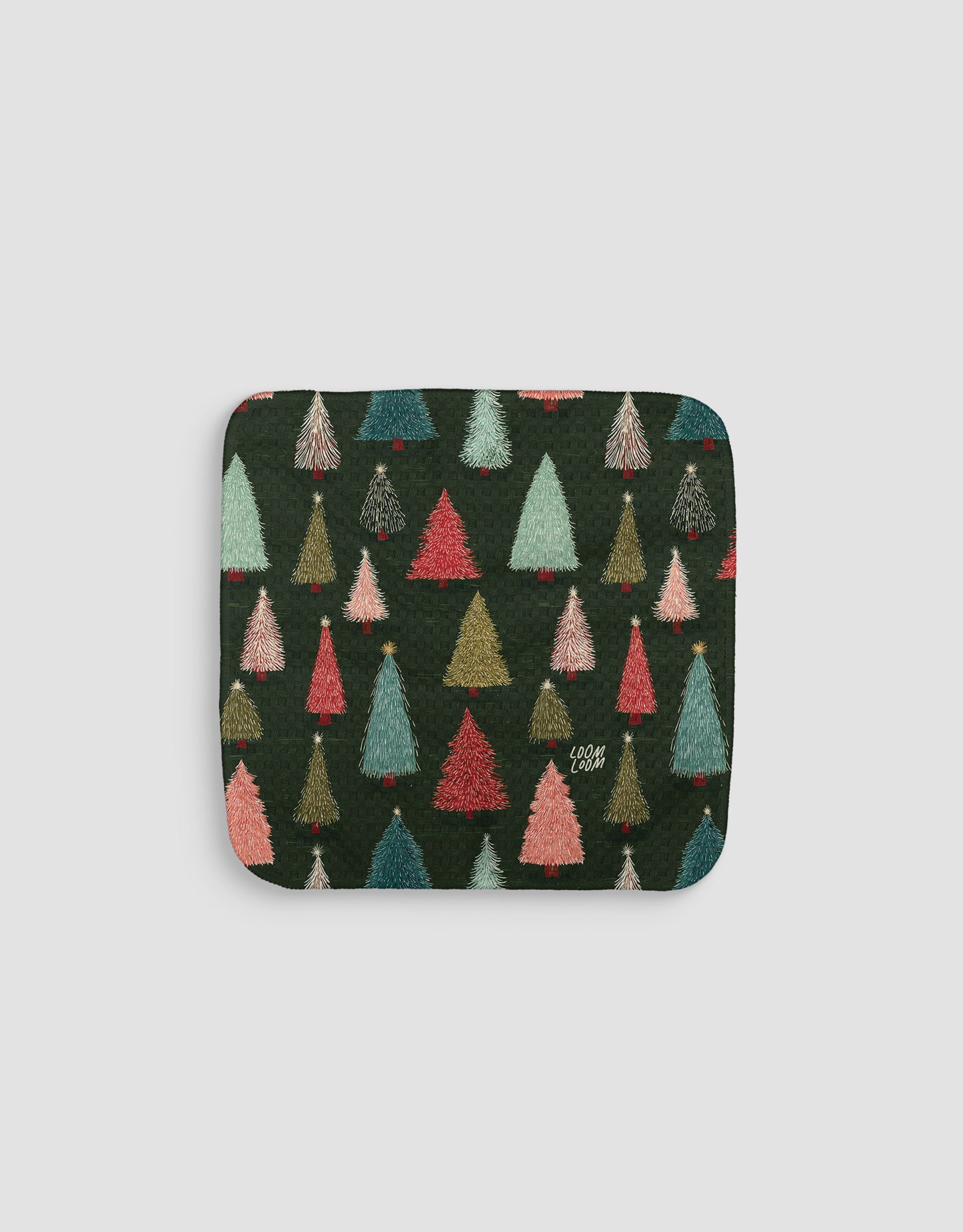 Pretty Pines Dishcloth
