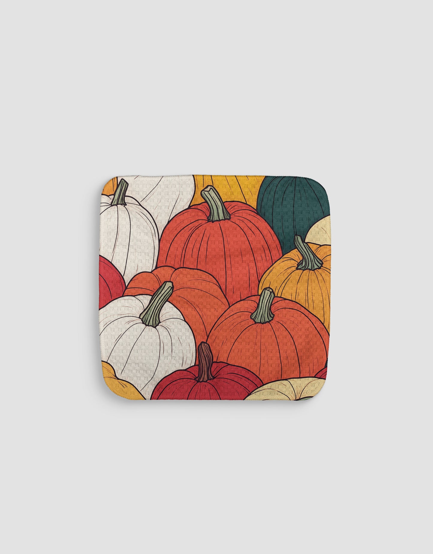 Pumpkin Pile Dishcloth