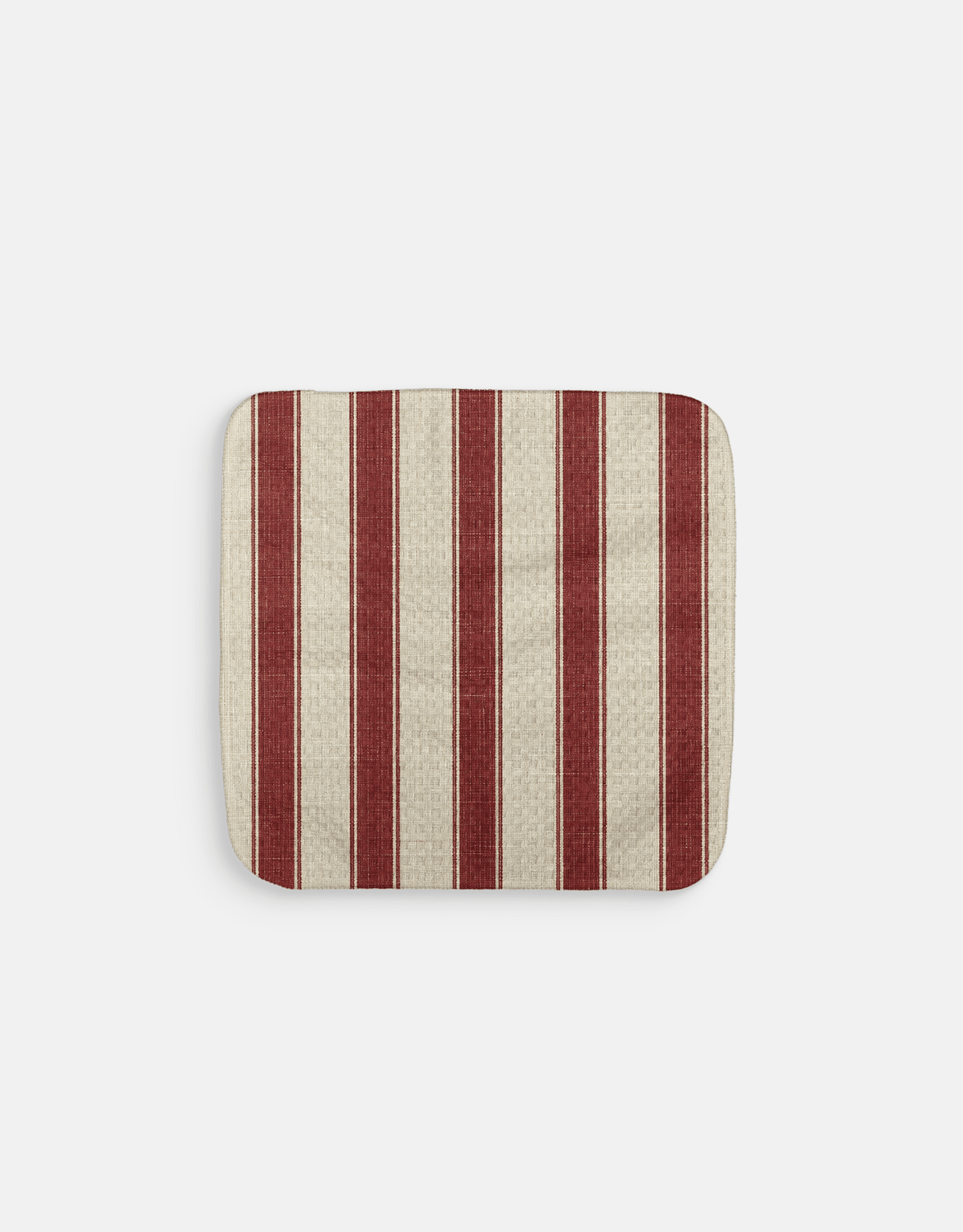 Red Linen Stripe Dishcloth - Loom Loom