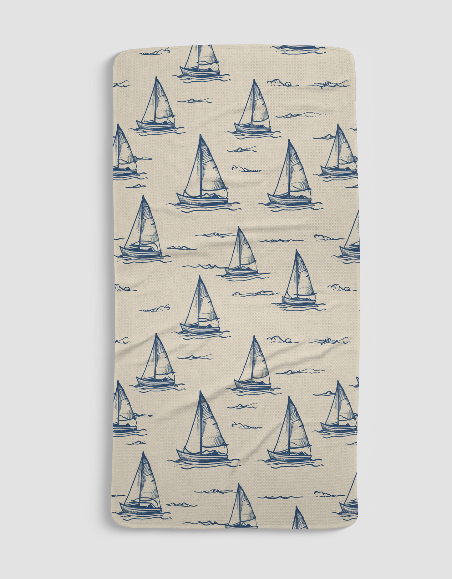 Sailboats Bath Towel