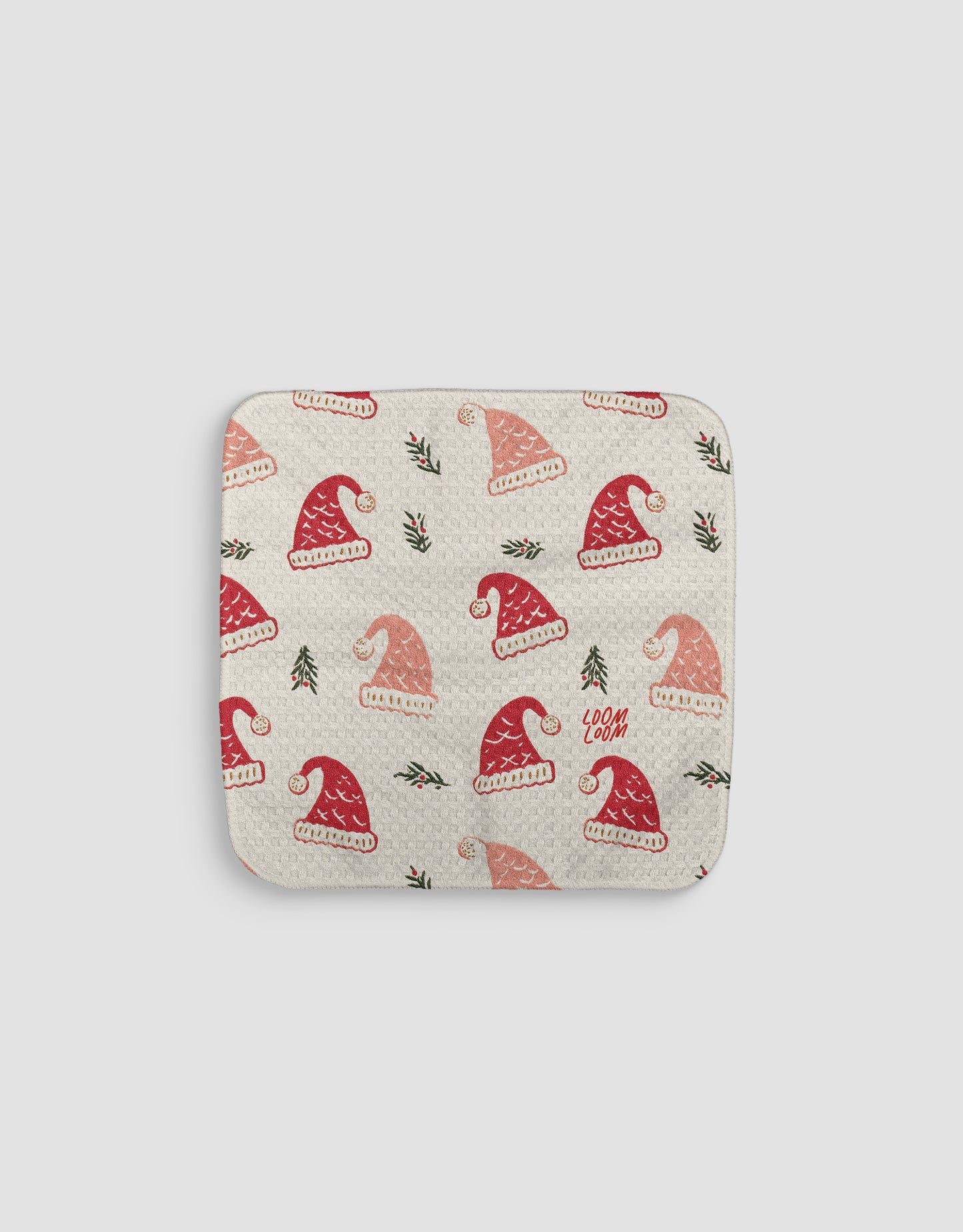 Santa Hats 2 Dishcloth
