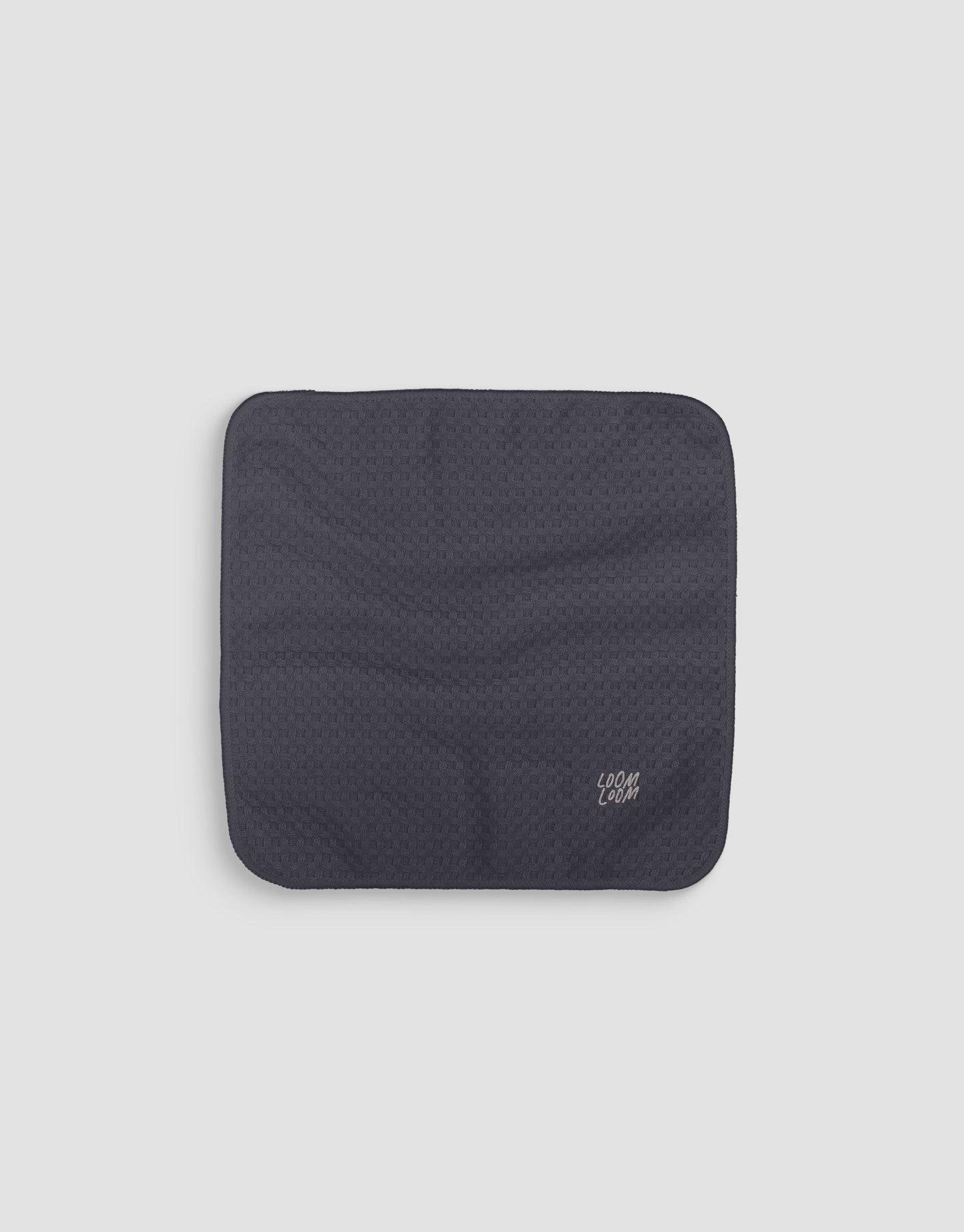 Deep Charcoal Violet Dishcloth