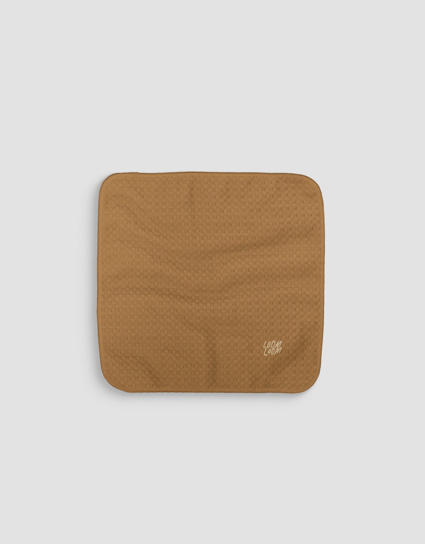 Warm Caramel Brown Dishcloth