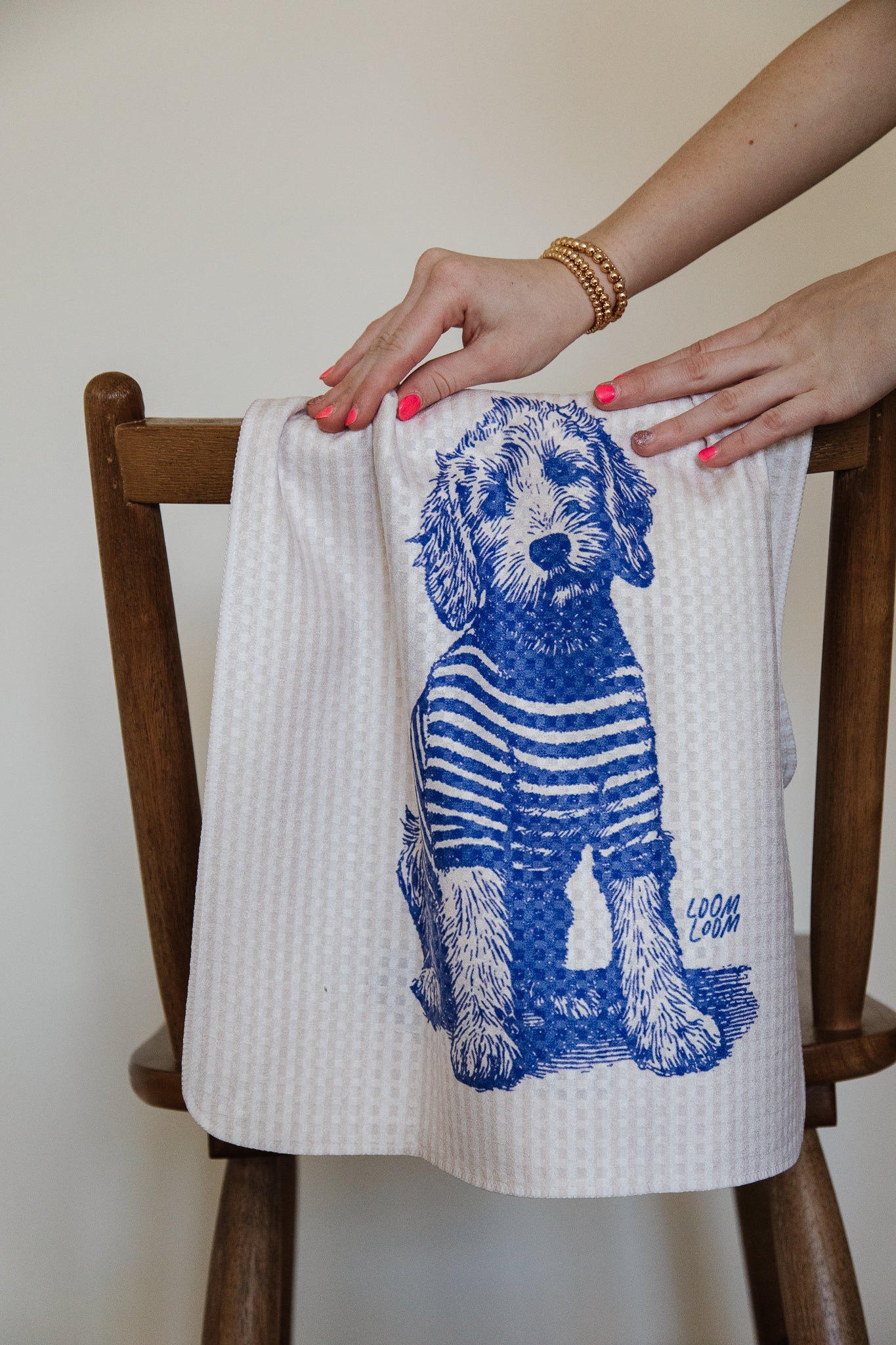 Sweater Dog PInstripes - Loom Loom