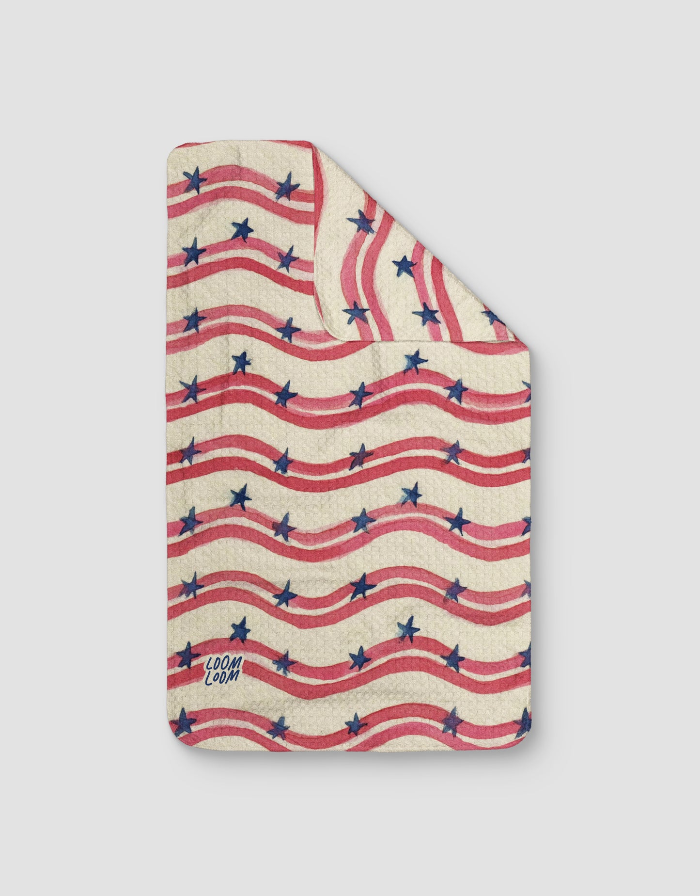 Wavy Patriotic Stripes