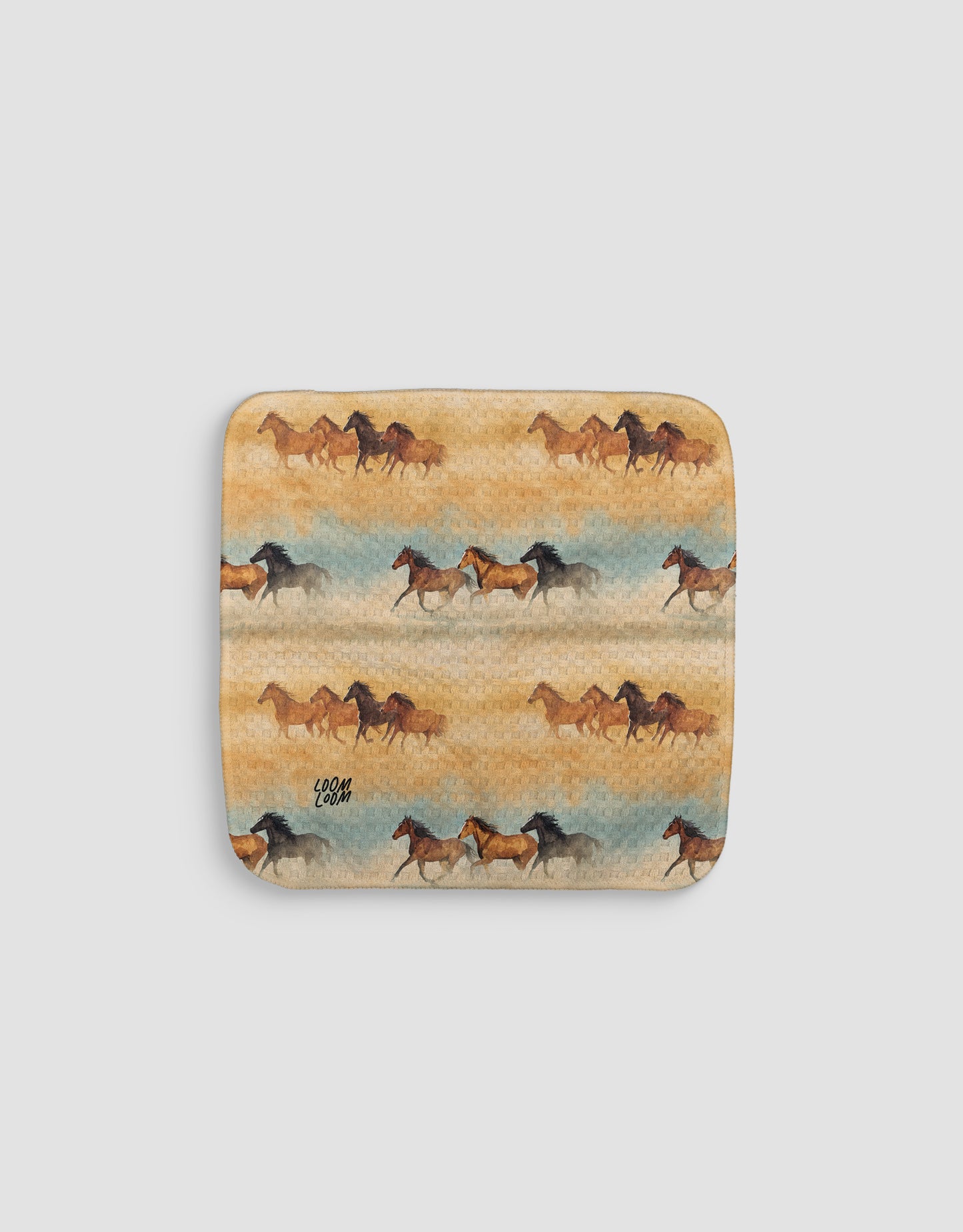 Wild Horses 3 Dishcloth