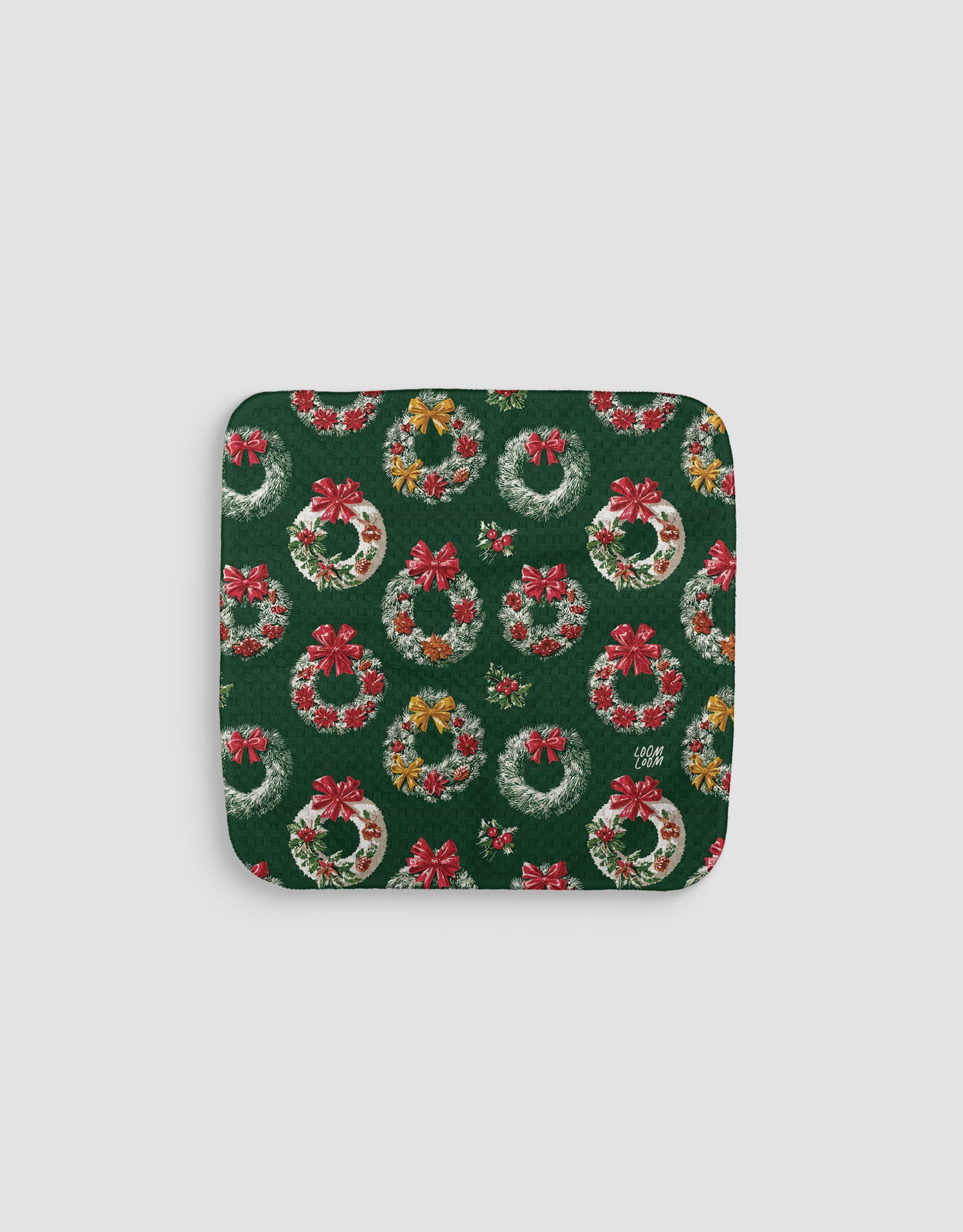 Wreaths Dishcloth