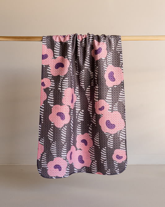 Pink On Grey