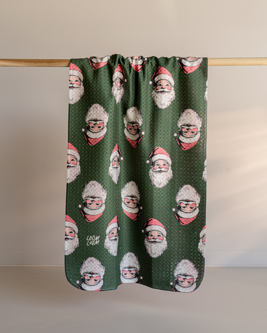Vintage Santa - Green