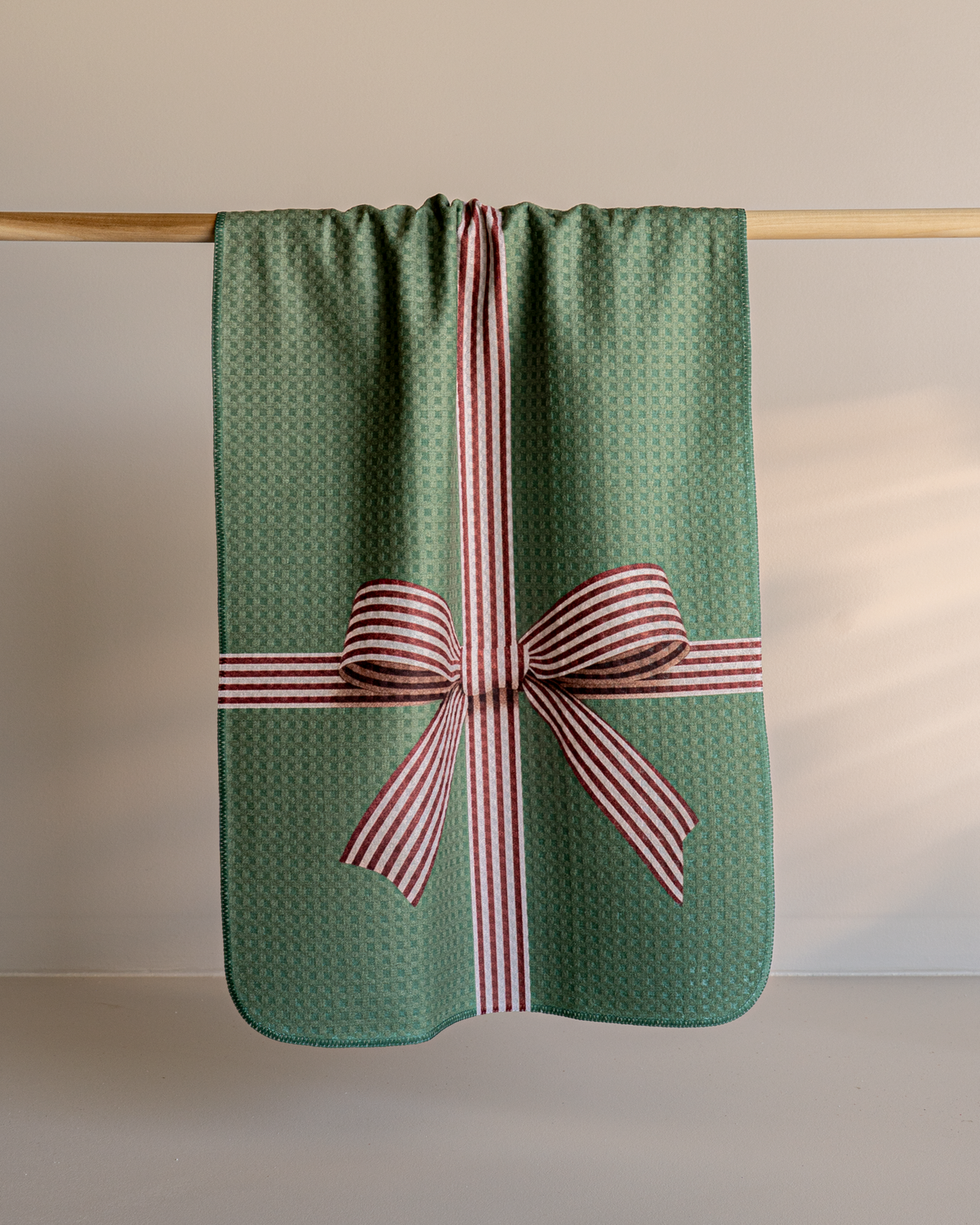 Striped Ribbon Green