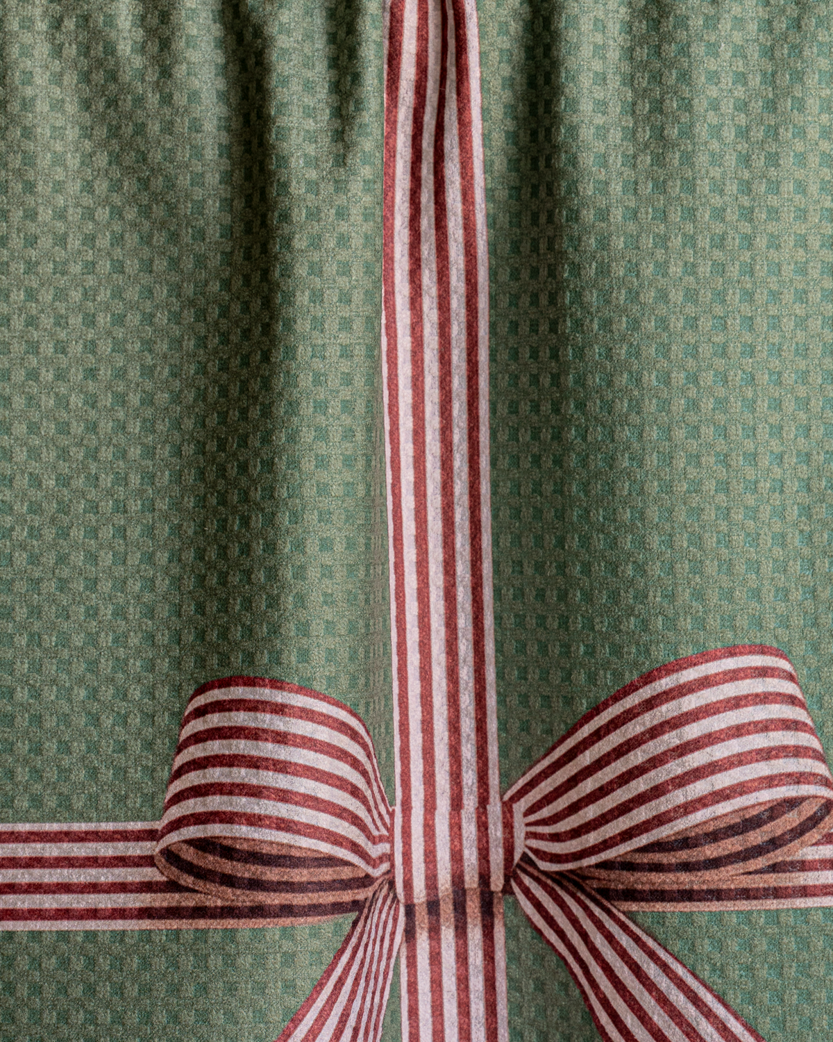 Striped Ribbon Green