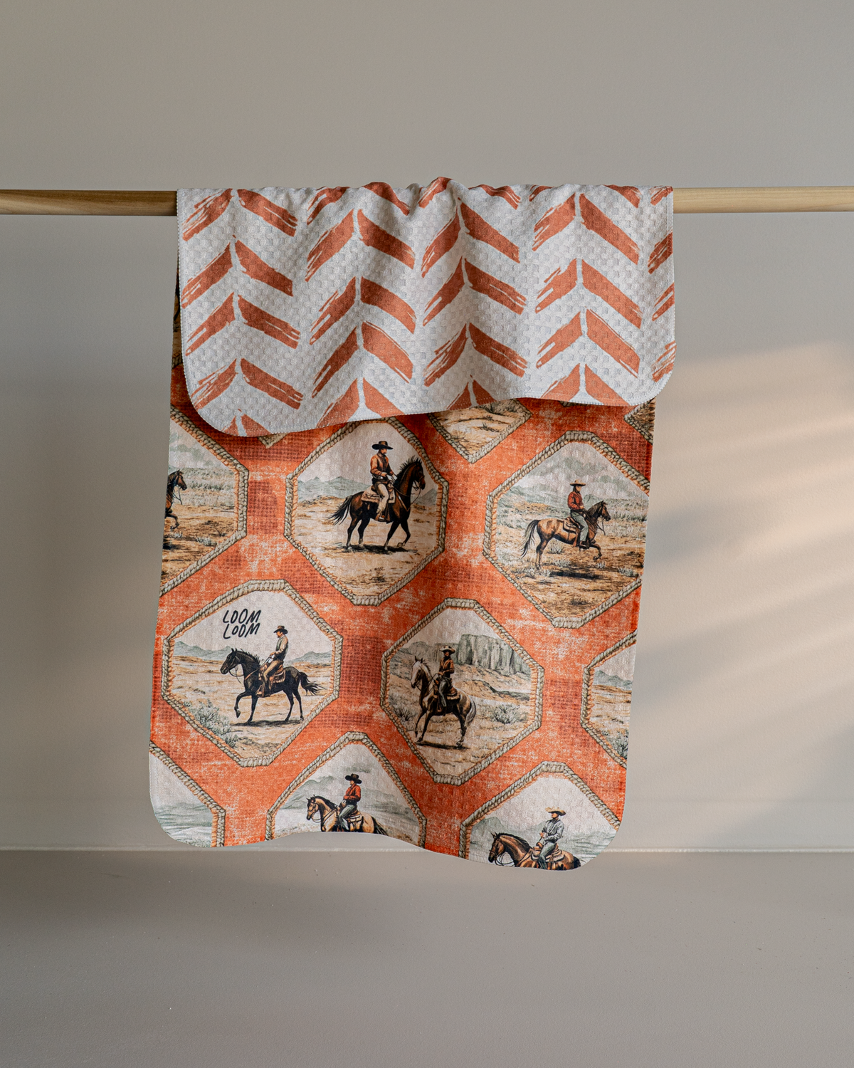 Cowboy Chevron Reversible