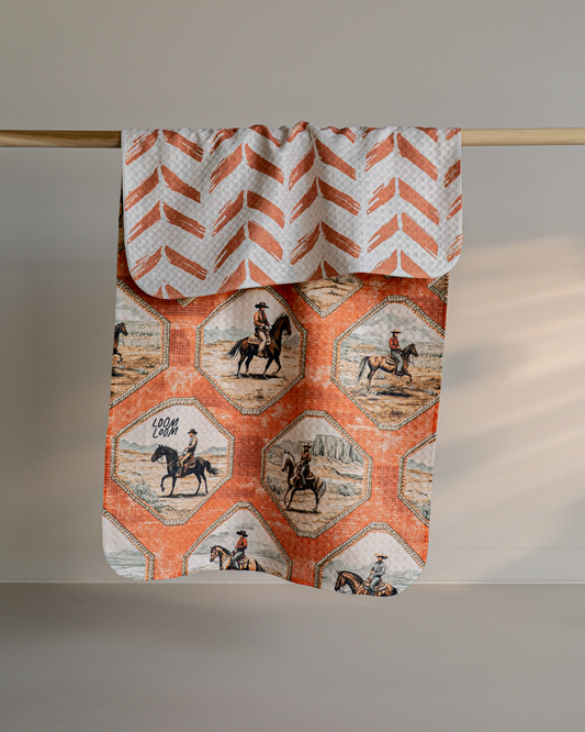 Cowboy Chevron Reversible