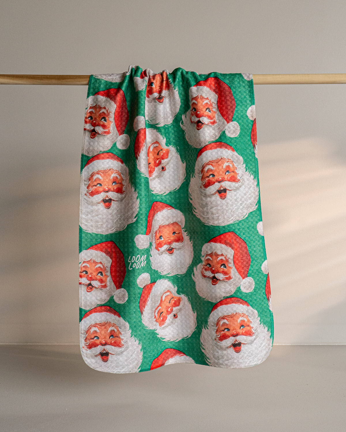 Santa Wrapping + Stripes Reversible