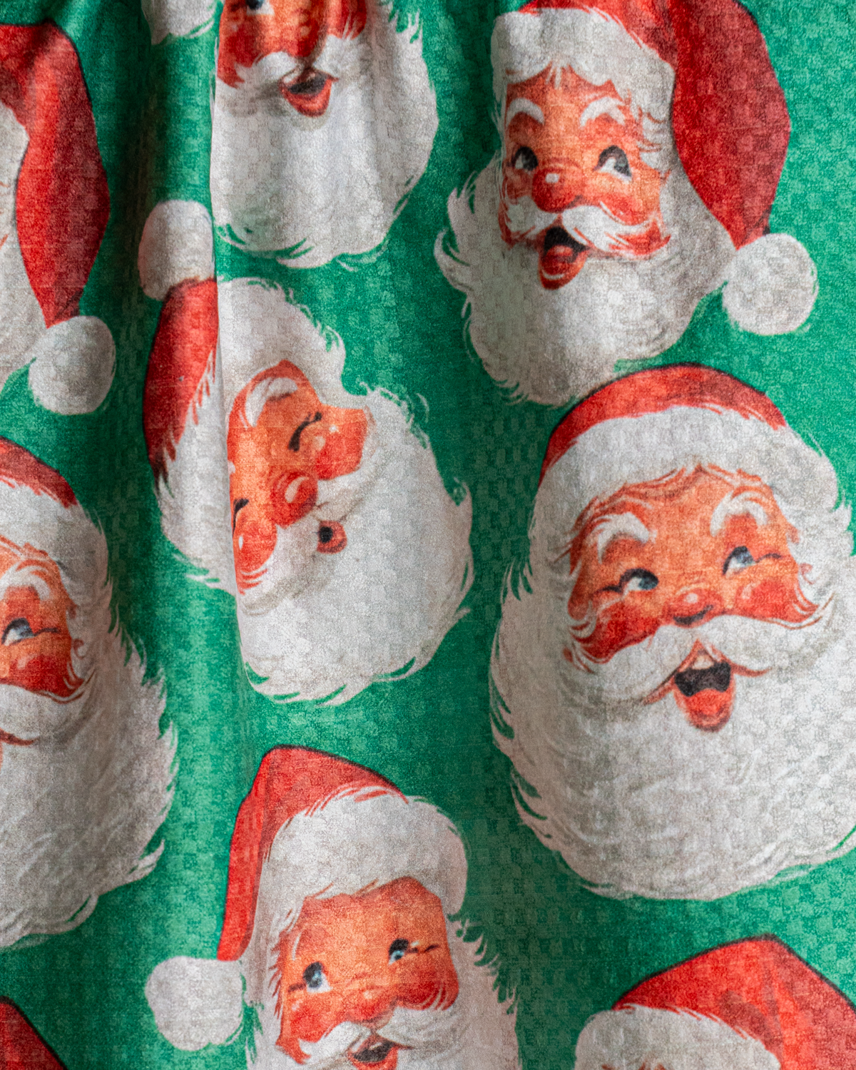 Santa Wrapping + Stripes Reversible