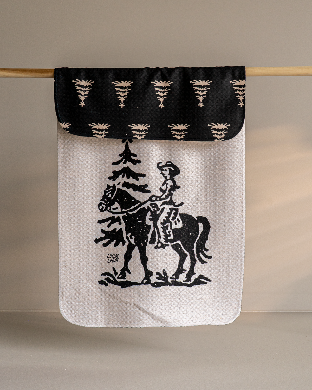 Cowgirl Christmas Trees Reversible
