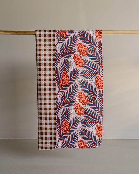 Pine Cones Reversible