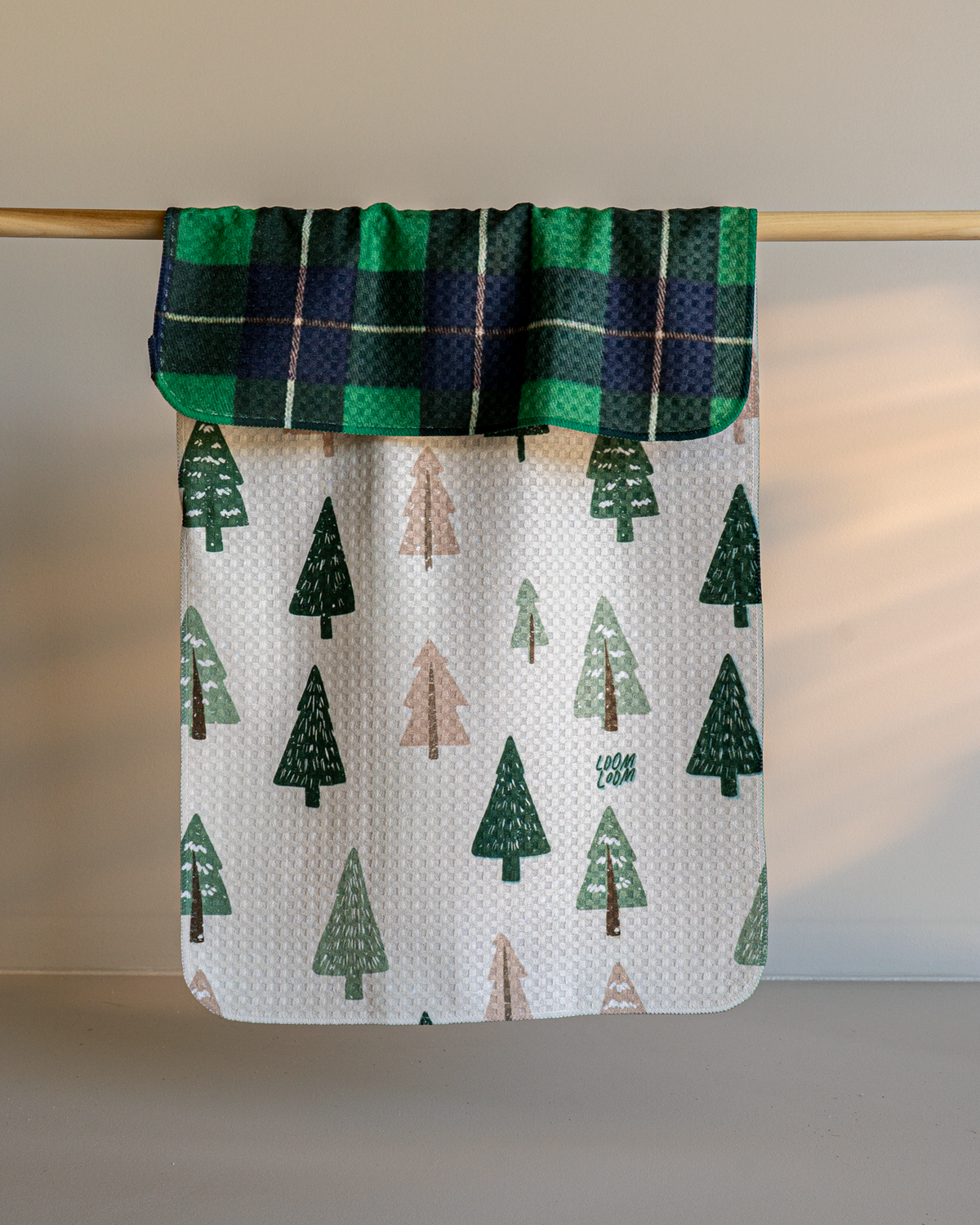 Forest + Plaid Reversible