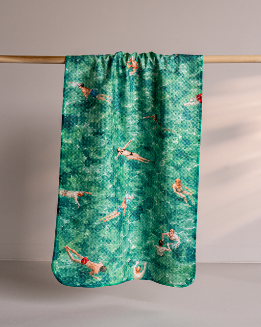 Summer Swimmers Green