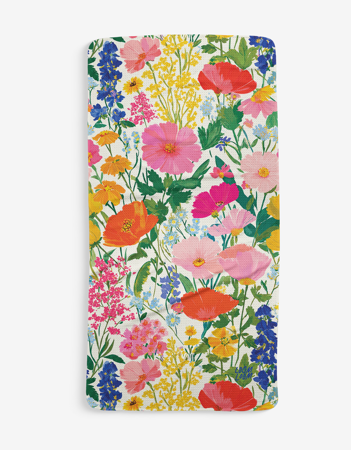 Colorful Floral Bath Towel