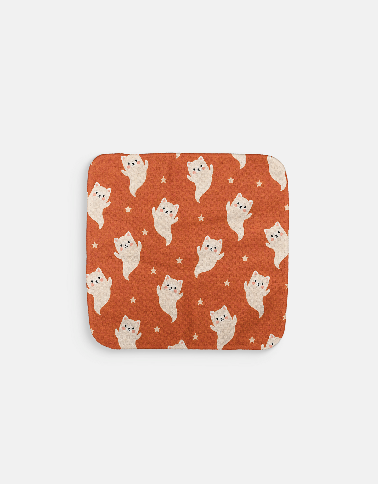 Ghost Cats Dishcloth