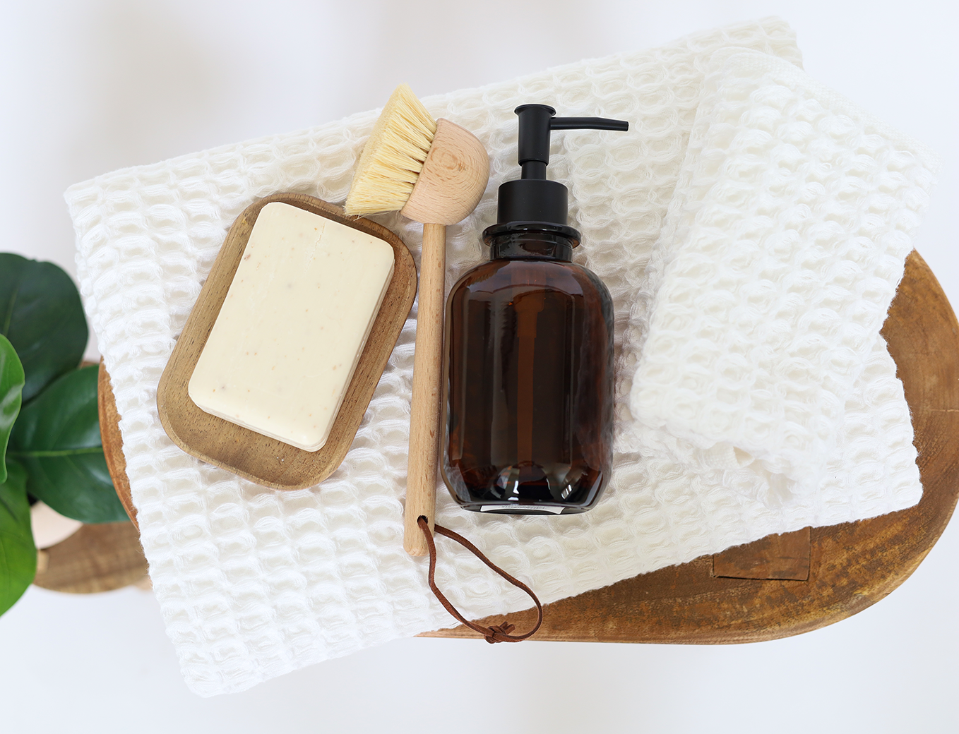 White Waffle Hand Towel