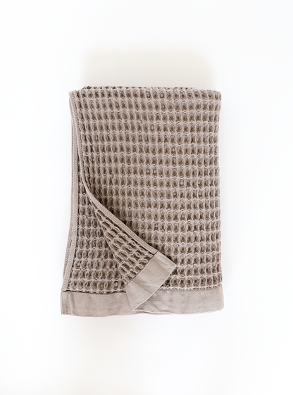 Tan Waffle Bath Sheet