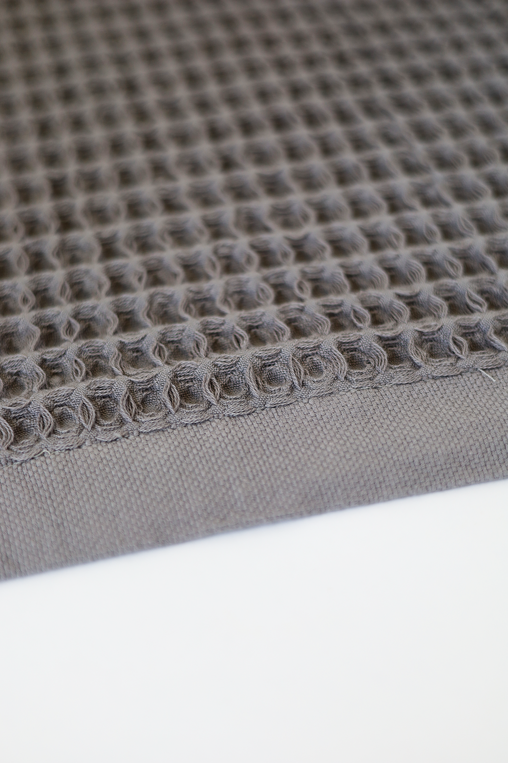Grey Waffle Bath Sheet