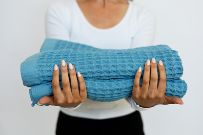 Denim Waffle Bath Sheet