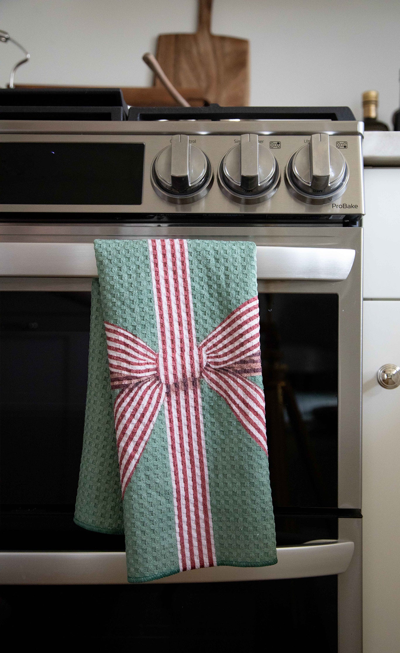 Striped Ribbon Green