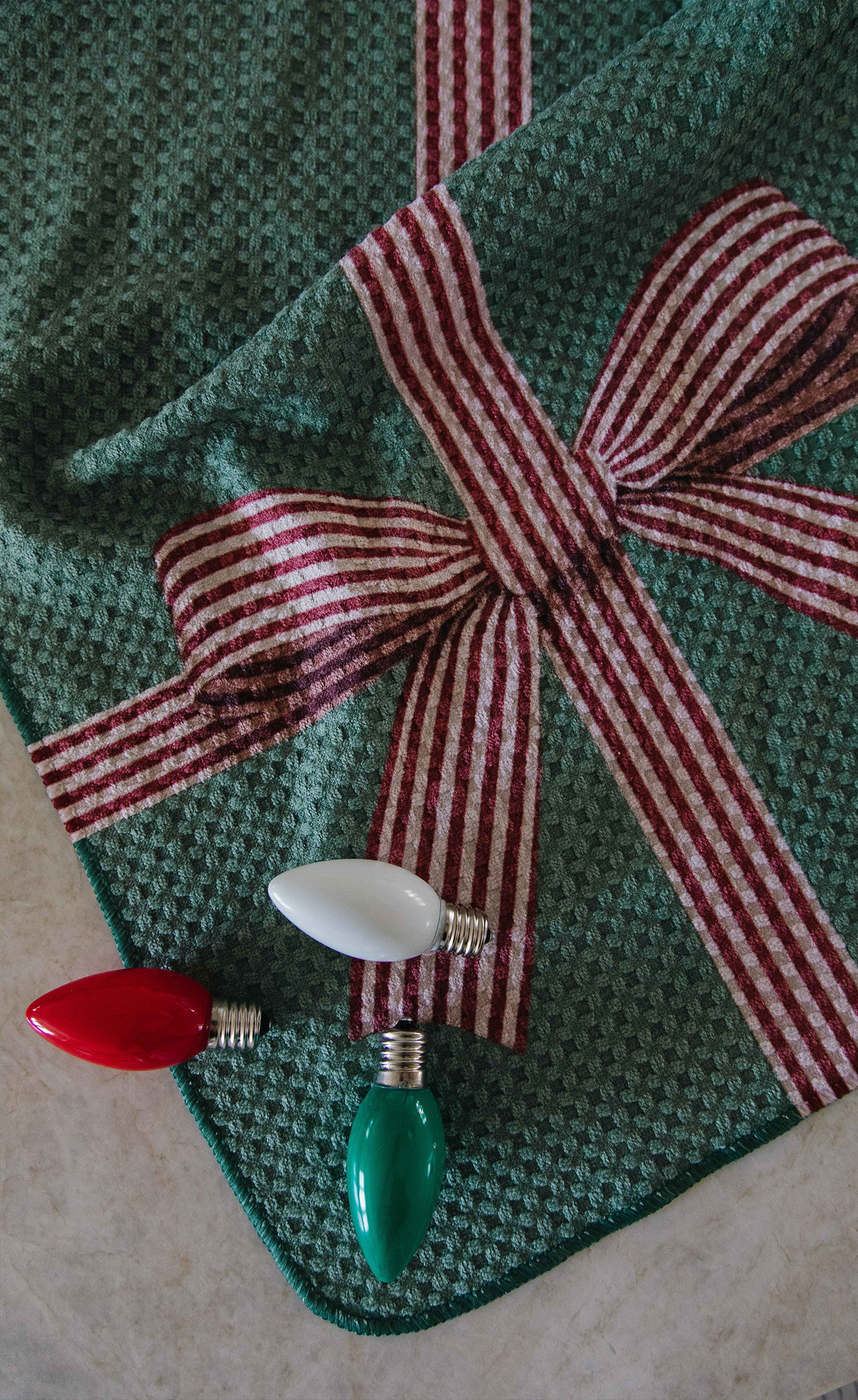 Striped Ribbon Green