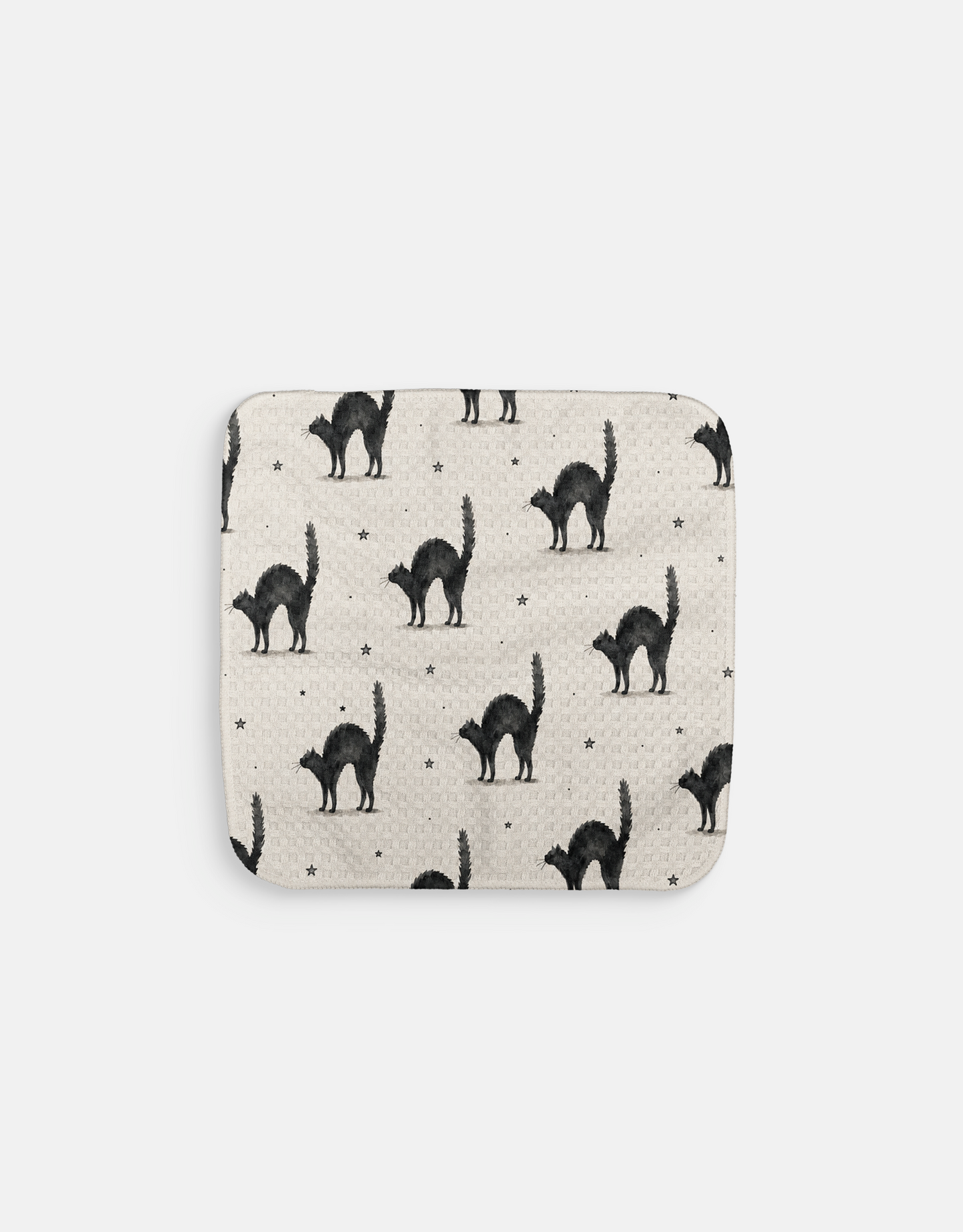 Mini Black Cats Dishcloth