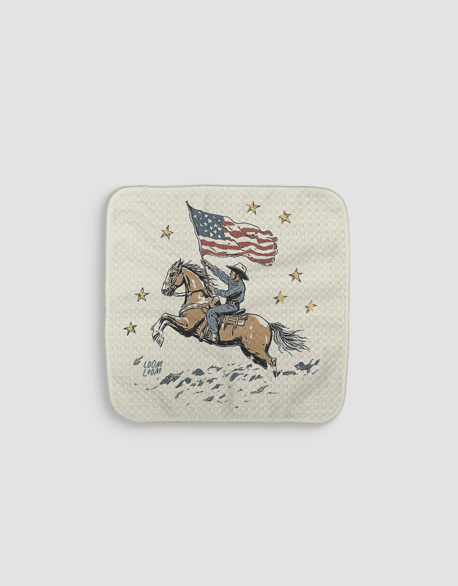 All - American Cowboy Dishcloth - Loom Loom