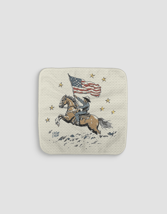 All - American Cowboy Dishcloth - Loom Loom