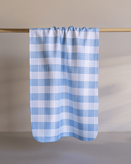 Baby Blue Gingham - Loom Loom
