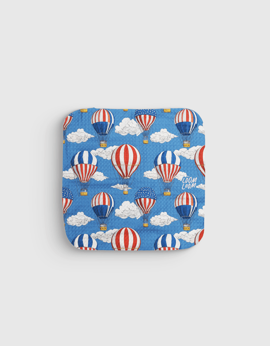 Balloons On 4th Dishcloth - Loom Loom