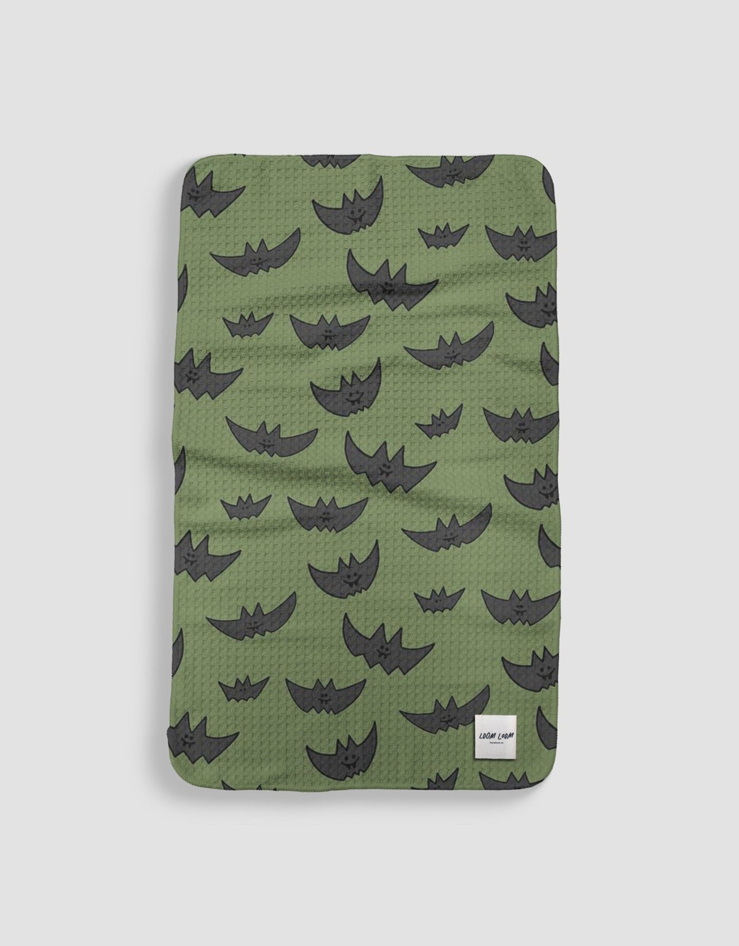 Bats - Olive - Loom Loom